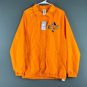 Disney Orange Mickey & Friends Rain Jacket